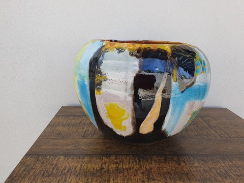 Vase boule Diametre 32 cm hauteur 24 cm